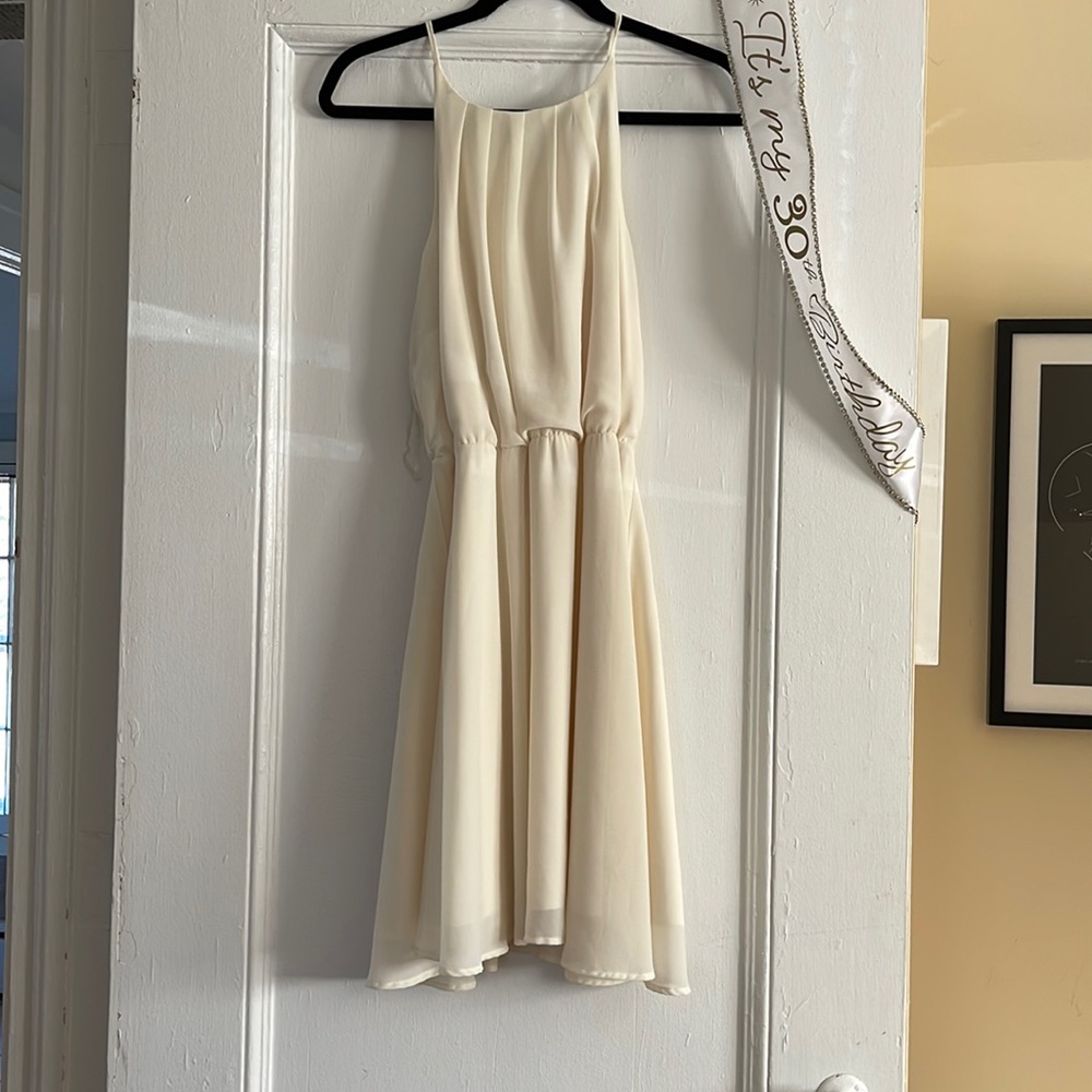 Cream dress